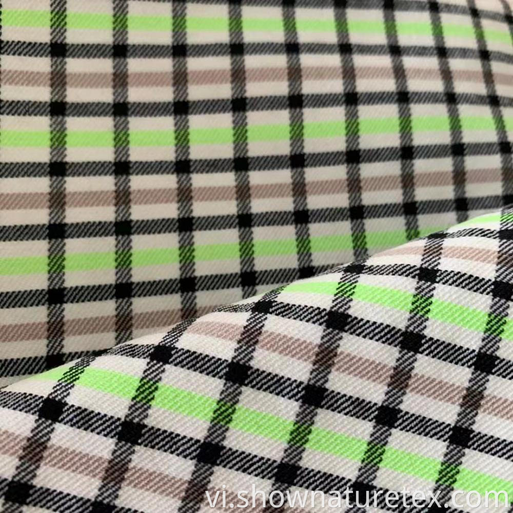 Yarn Dyed Checks High Stretch Fabric